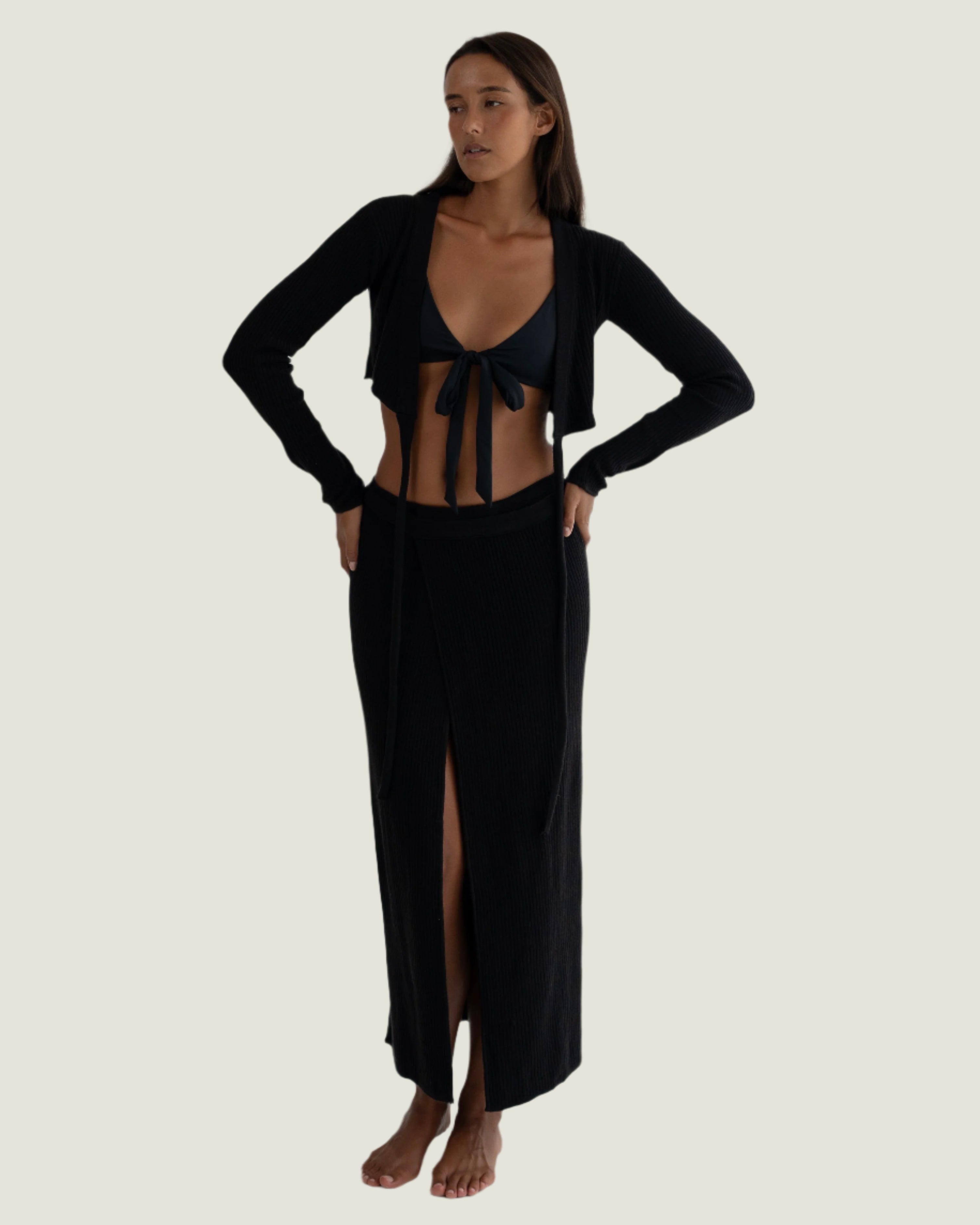 Black Long Skirt